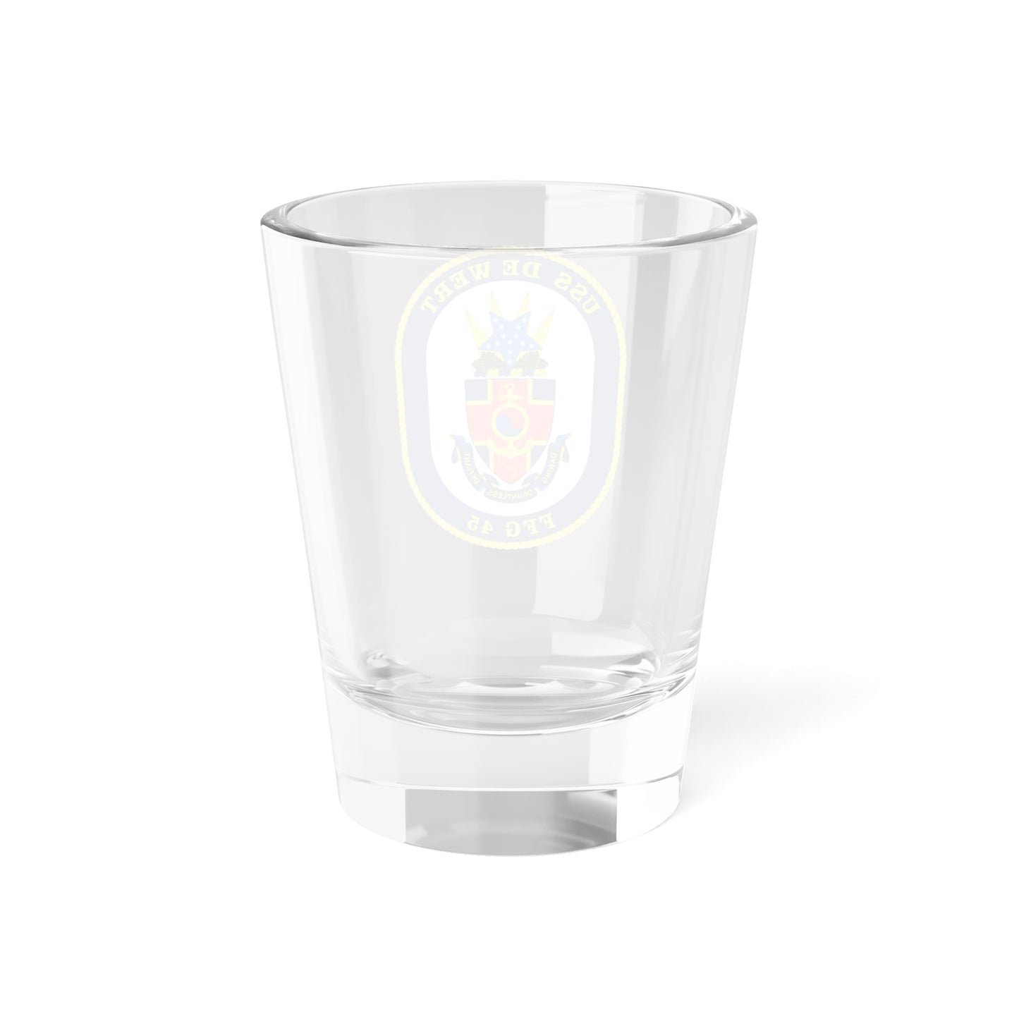 USS De Wert FFG 45 (U.S. Navy) Shot Glass 1.5oz