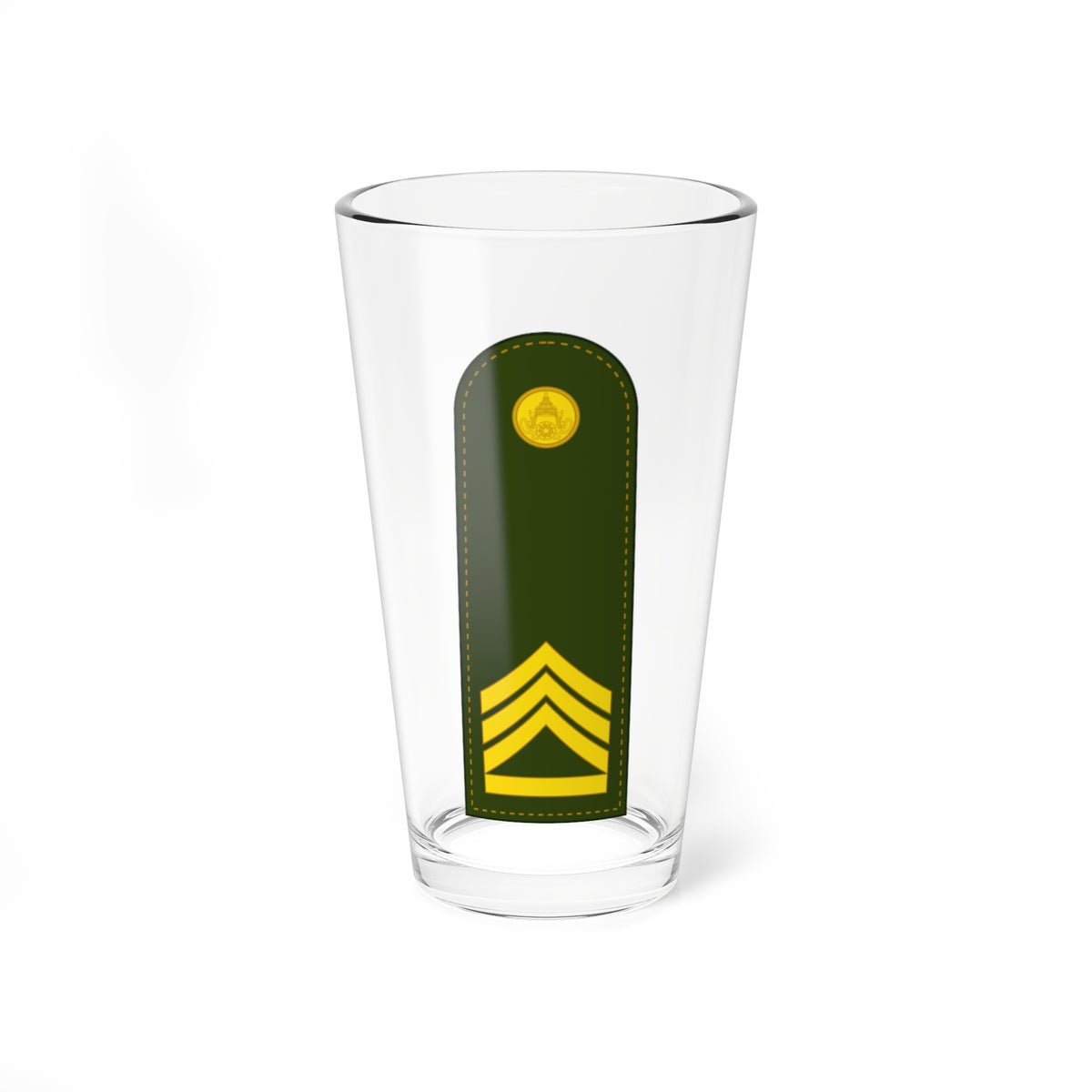 RTA OR 9 Master Sergeant 1st Class (Thailand) (Military Rank) Pint Glass 16oz