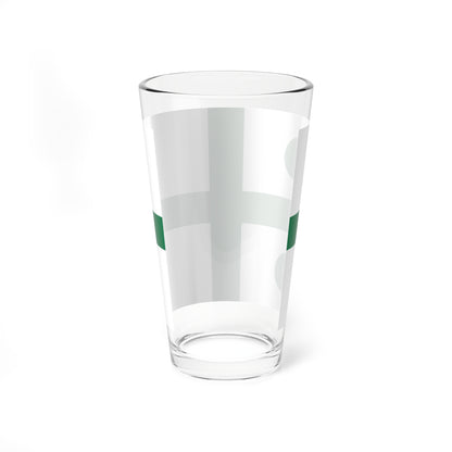 Rank flag of the South African Navy - Rear Admiral (South Africa) Pint Glass 16oz