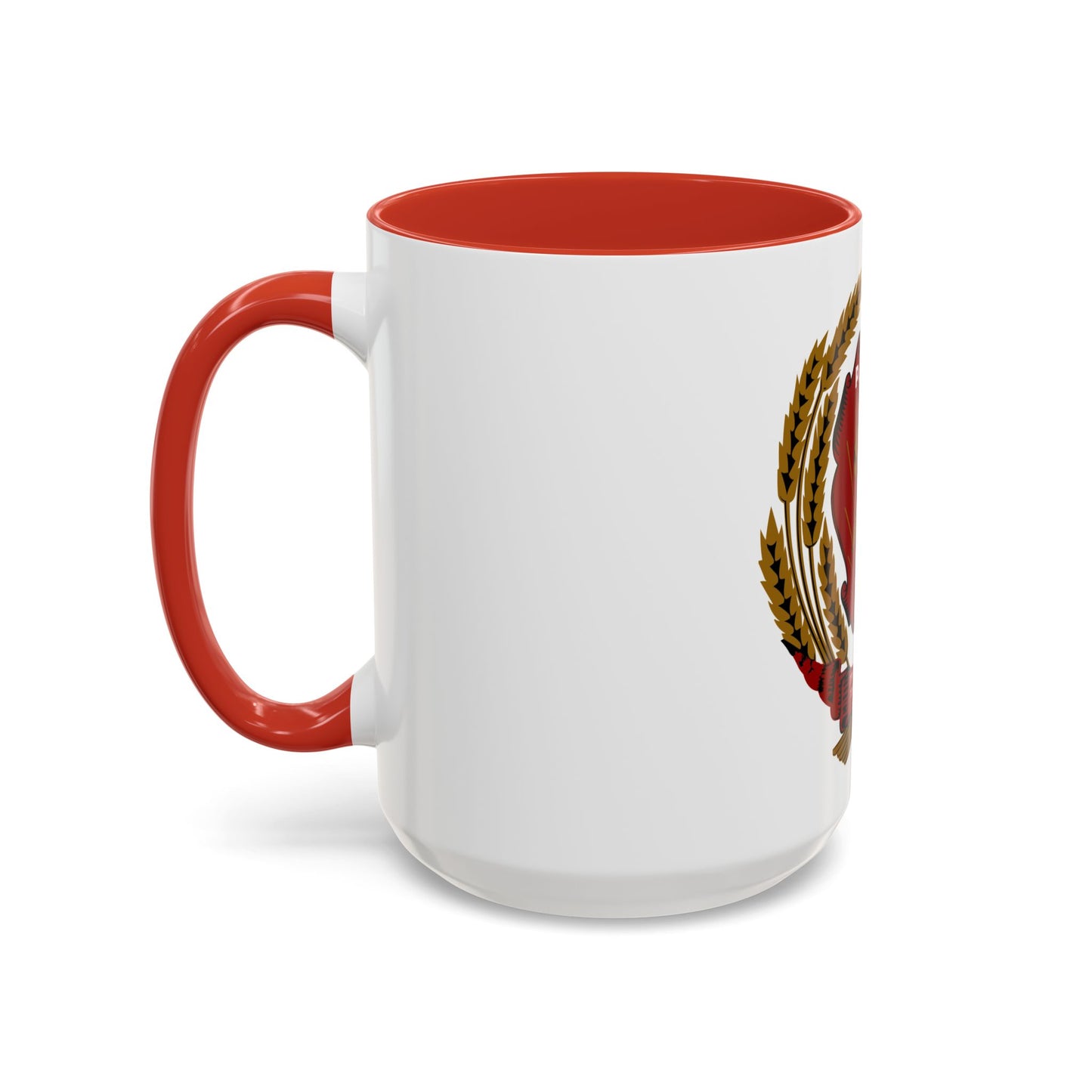 Emblem of the Moldavian SSR (1940-1941) - Accent Coffee Mug