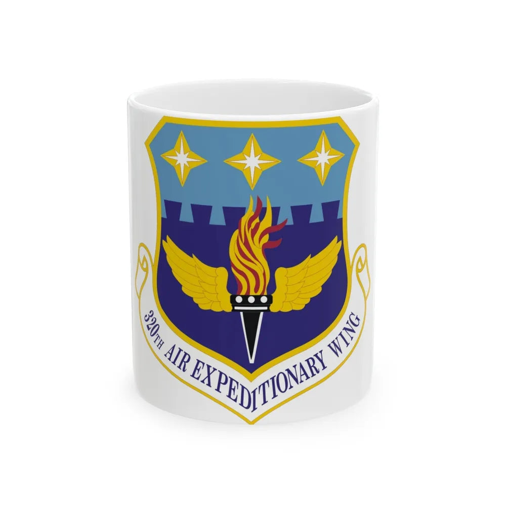 320th Air Expeditionary Wing (U.S. Air Force) White Coffee Mug-11oz-Go Mug Yourself