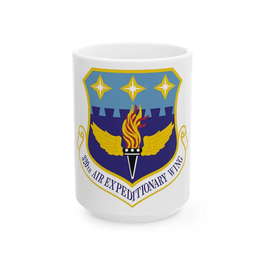 320th Air Expeditionary Wing (U.S. Air Force) White Coffee Mug-15oz-Go Mug Yourself