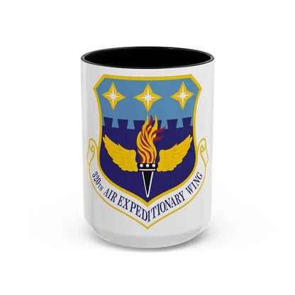 320th Air Expeditionary Wing (U.S. Air Force) Accent Coffee Mug 15oz Black - Go Mug Yourself
