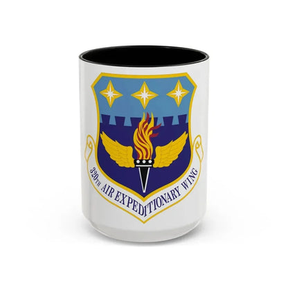 320th Air Expeditionary Wing (U.S. Air Force) Accent Coffee Mug 15oz Black - Go Mug Yourself