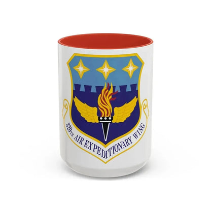 320th Air Expeditionary Wing (U.S. Air Force) Accent Coffee Mug 15oz Red - Go Mug Yourself