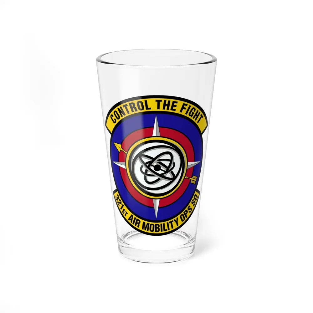 321 Air Mobility Operations Squadron (U.S. Air Force) Pint Glass 16oz-16oz-Go Mug Yourself