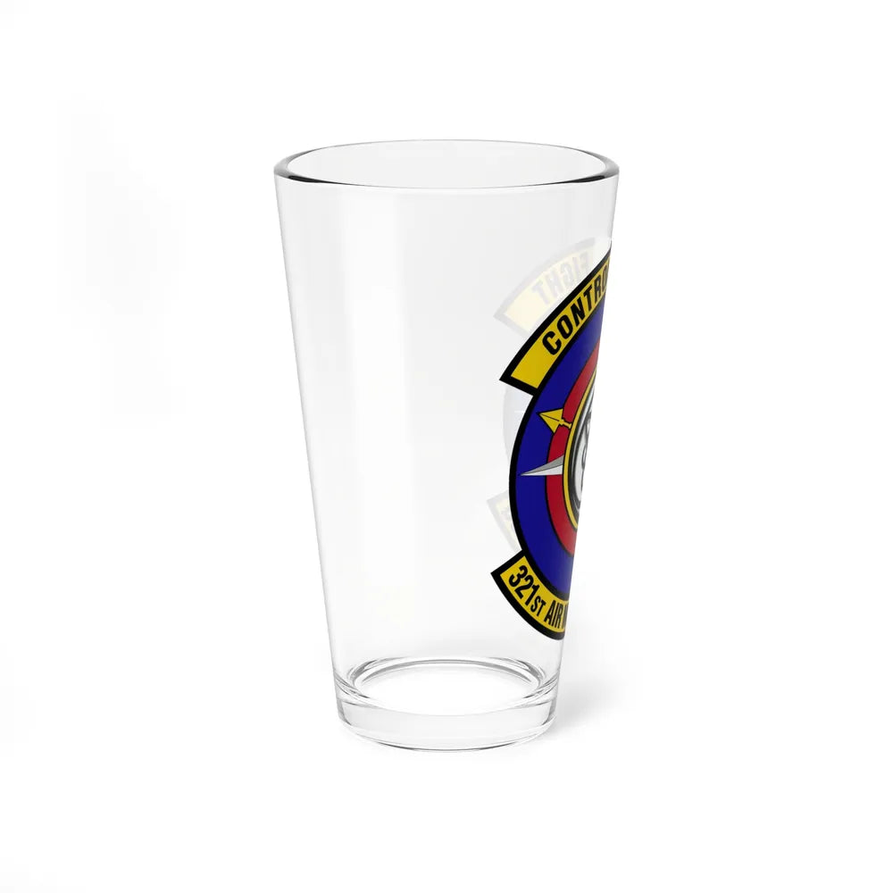 321 Air Mobility Operations Squadron (U.S. Air Force) Pint Glass 16oz-Go Mug Yourself