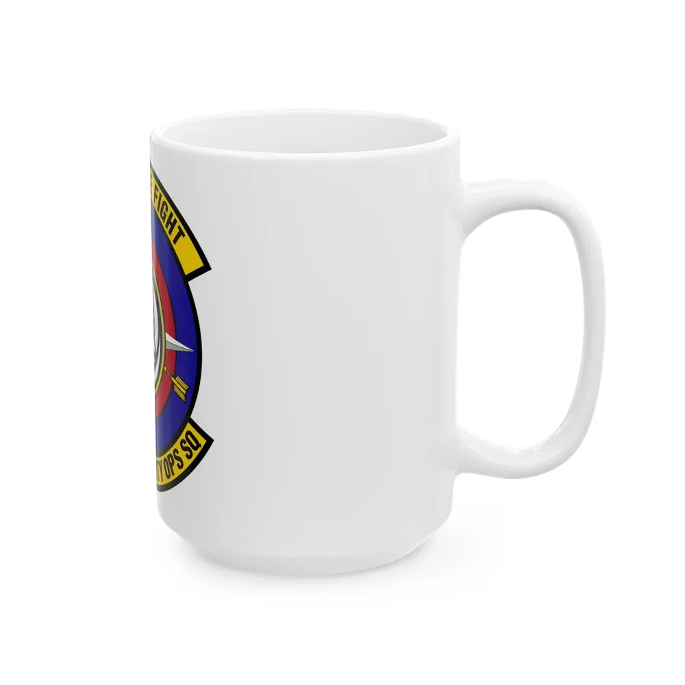 321 Air Mobility Operations Squadron (U.S. Air Force) White Coffee Mug-Go Mug Yourself