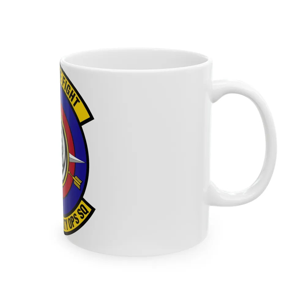 321 Air Mobility Operations Squadron (U.S. Air Force) White Coffee Mug-Go Mug Yourself