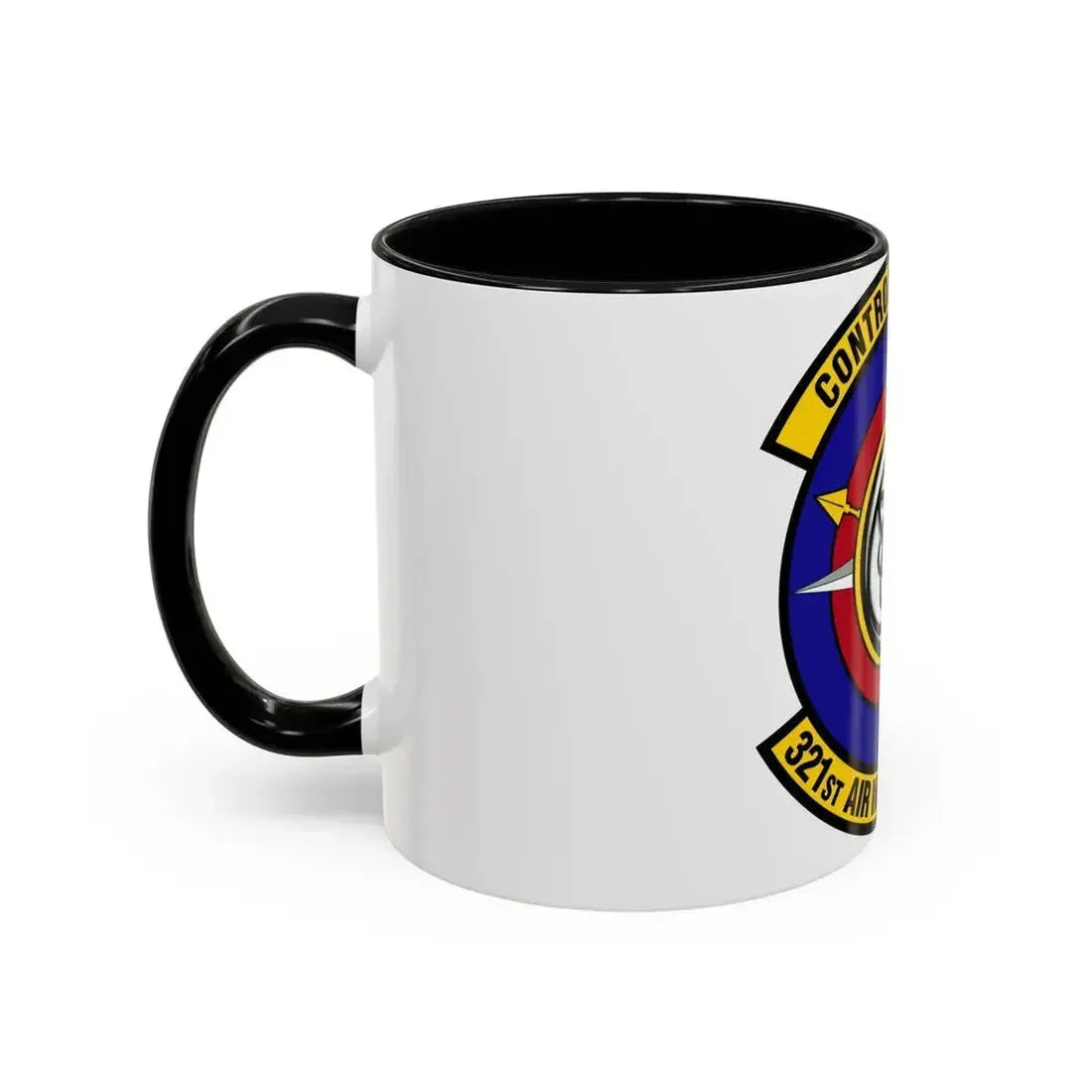 321 Air Mobility Operations Squadron (U.S. Air Force) Accent Coffee Mug - Go Mug Yourself