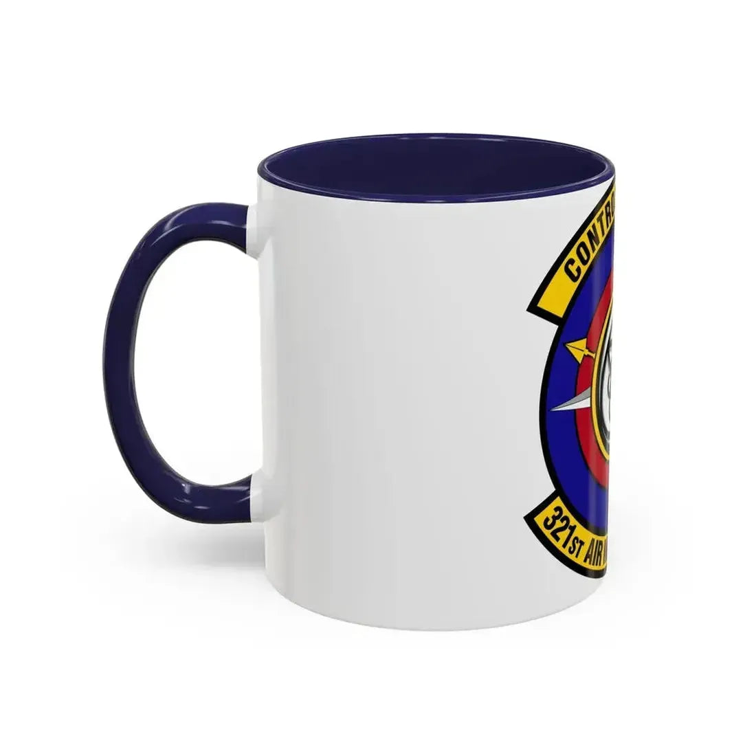 321 Air Mobility Operations Squadron (U.S. Air Force) Accent Coffee Mug - Go Mug Yourself
