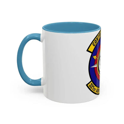 321 Air Mobility Operations Squadron (U.S. Air Force) Accent Coffee Mug - Go Mug Yourself