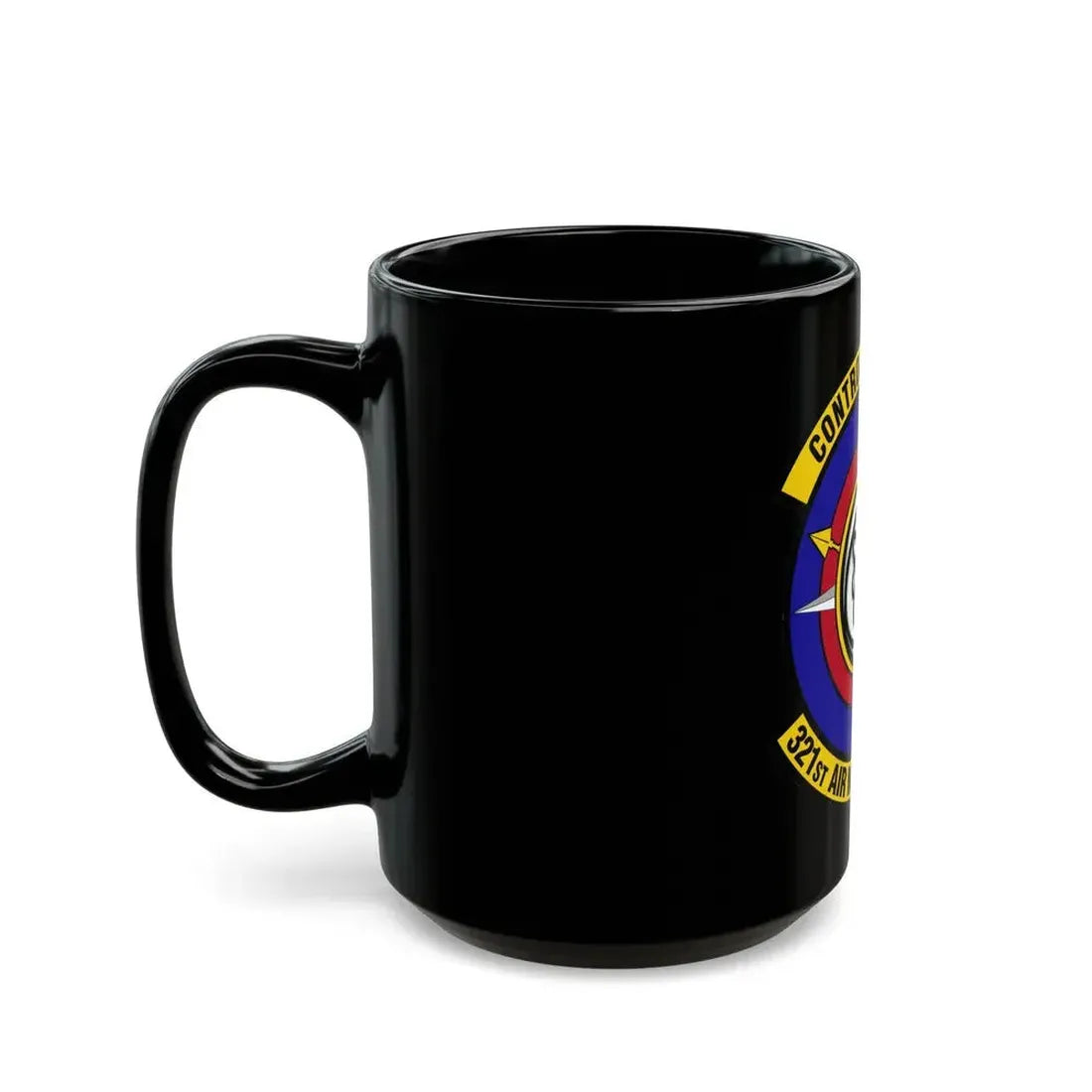 321 Air Mobility Operations Squadron (U.S. Air Force) Black Coffee Mug - Go Mug Yourself