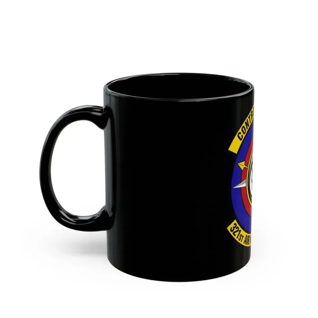 321 Air Mobility Operations Squadron (U.S. Air Force) Black Coffee Mug - Go Mug Yourself