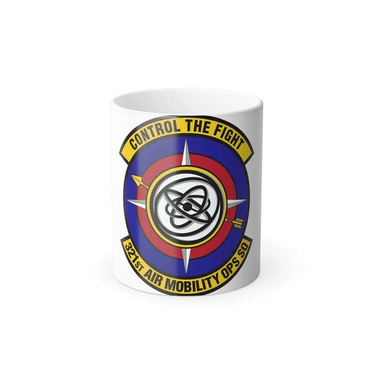 321 Air Mobility Operations Squadron (U.S. Air Force) Color Changing Coffee Mug 11oz - Go Mug Yourself