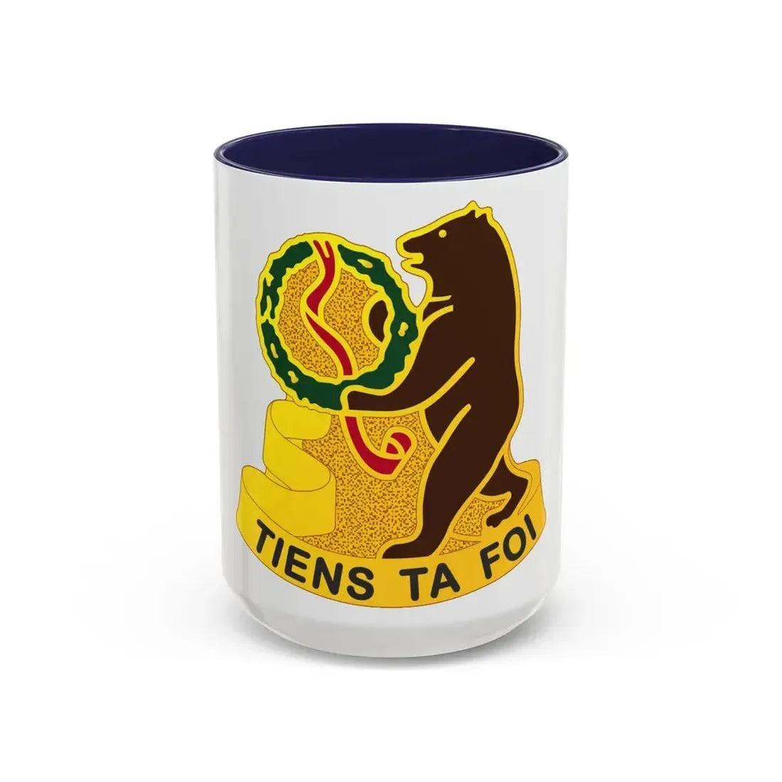 321 Cavalry Regiment (U.S. Army) Accent Coffee Mug 15oz Navy - Go Mug Yourself