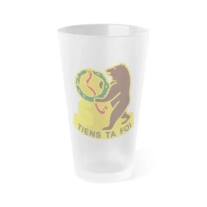 321 Cavalry Regiment (U.S. Army) Frosted Pint Glass 16oz Default Title - Go Mug Yourself