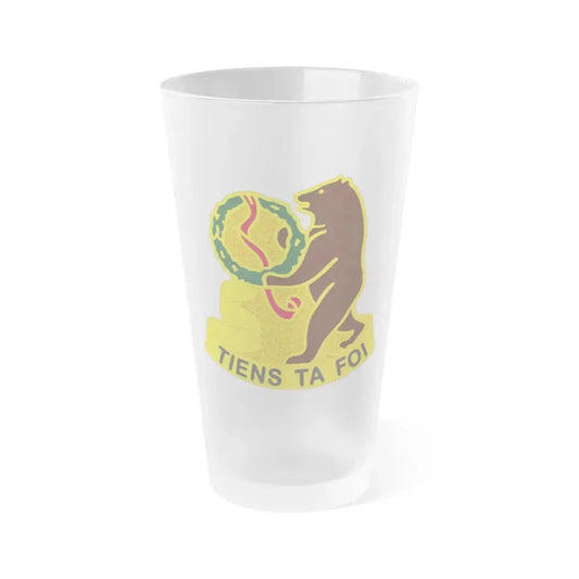 321 Cavalry Regiment (U.S. Army) Frosted Pint Glass 16oz Default Title - Go Mug Yourself