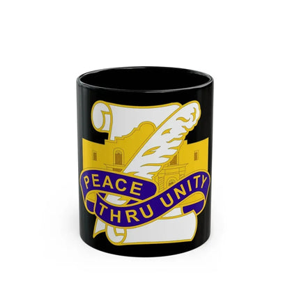 321 Civil Affairs Brigade 2 (U.S. Army) Black Coffee Mug 11oz - Go Mug Yourself