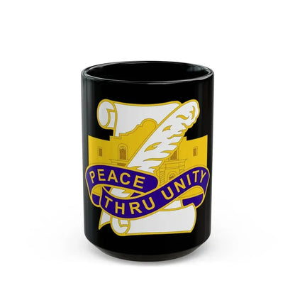 321 Civil Affairs Brigade 2 (U.S. Army) Black Coffee Mug 15oz - Go Mug Yourself