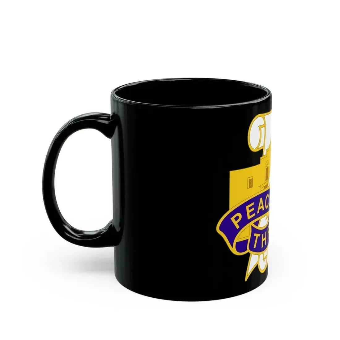 321 Civil Affairs Brigade 2 (U.S. Army) Black Coffee Mug - Go Mug Yourself