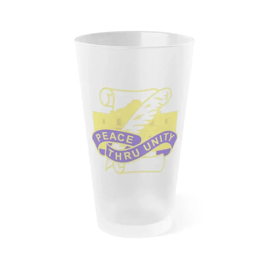 321 Civil Affairs Brigade 2 (U.S. Army) Frosted Pint Glass 16oz Default Title - Go Mug Yourself