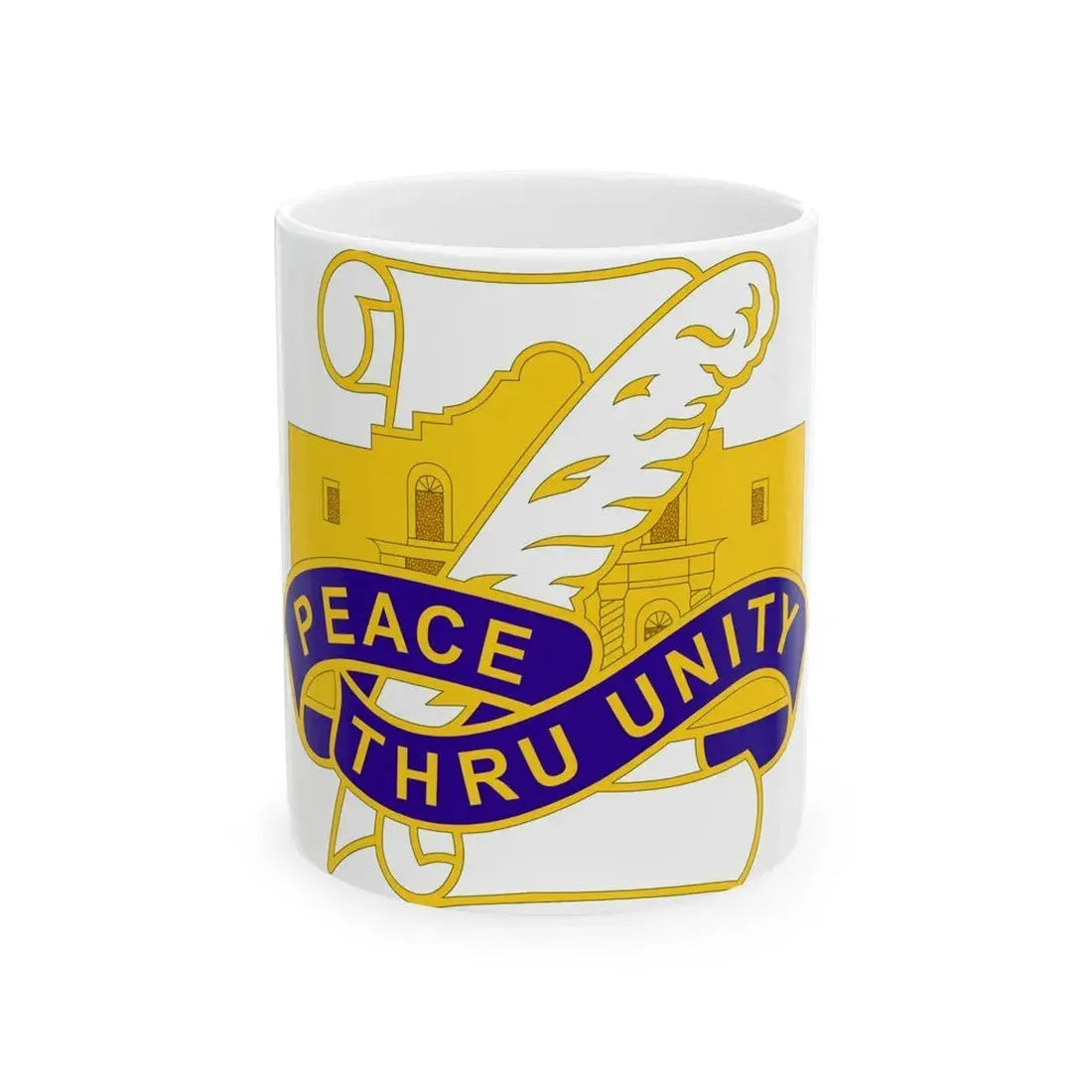 321 Civil Affairs Brigade 2 (U.S. Army) White Coffee Mug 11oz - Go Mug Yourself