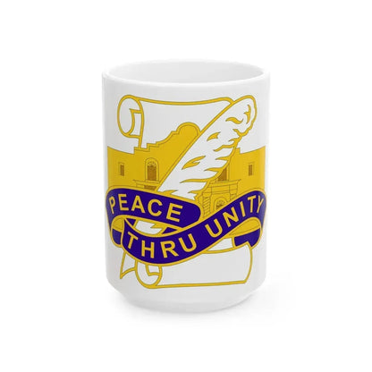 321 Civil Affairs Brigade 2 (U.S. Army) White Coffee Mug 15oz - Go Mug Yourself