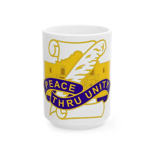 321 Civil Affairs Brigade 2 (U.S. Army) White Coffee Mug 15oz - Go Mug Yourself