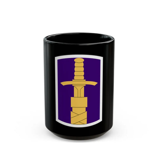 321 Civil Affairs Brigade (U.S. Army) Black Coffee Mug-15oz-Go Mug Yourself