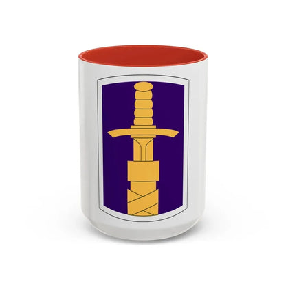 321 Civil Affairs Brigade (U.S. Army) Accent Coffee Mug 15oz Red - Go Mug Yourself