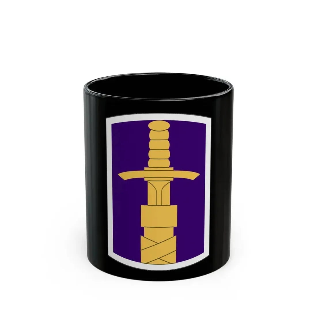 321 Civil Affairs Brigade (U.S. Army) Black Coffee Mug 11oz - Go Mug Yourself