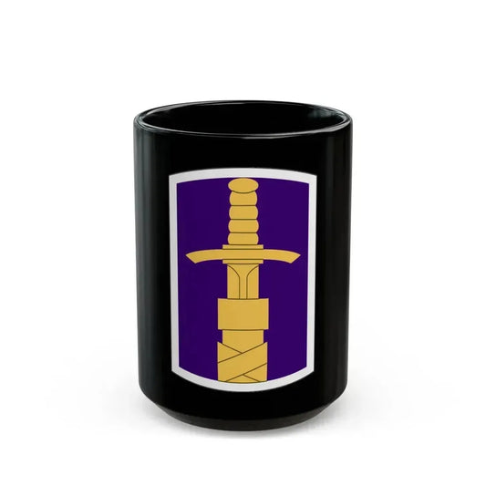 321 Civil Affairs Brigade (U.S. Army) Black Coffee Mug 15oz - Go Mug Yourself