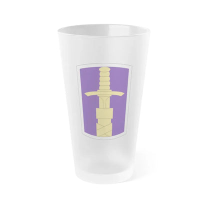 321 Civil Affairs Brigade (U.S. Army) Frosted Pint Glass 16oz Default Title - Go Mug Yourself