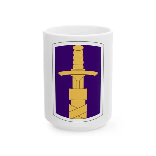 321 Civil Affairs Brigade (U.S. Army) White Coffee Mug 15oz - Go Mug Yourself