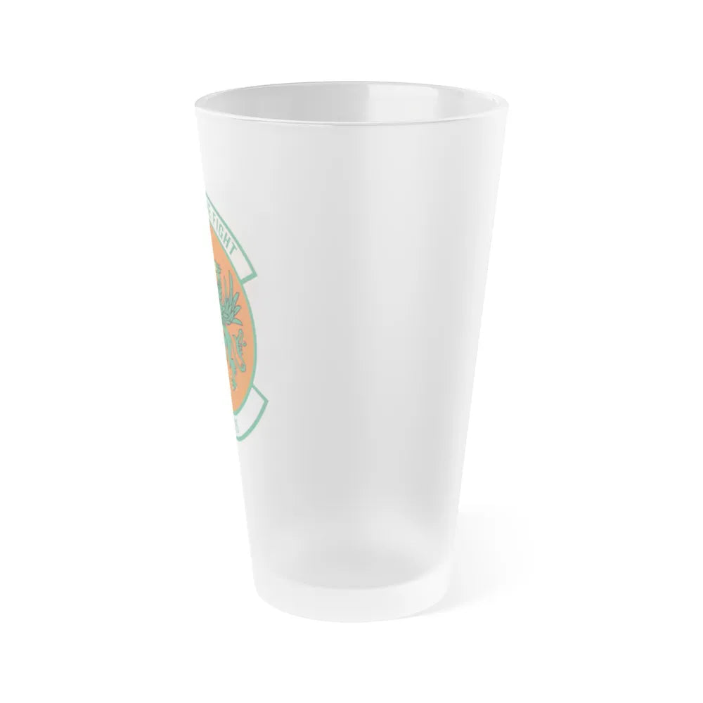 321 Contingency Response Squadron AMC (U.S. Air Force) Frosted Pint Glass 16oz-Go Mug Yourself