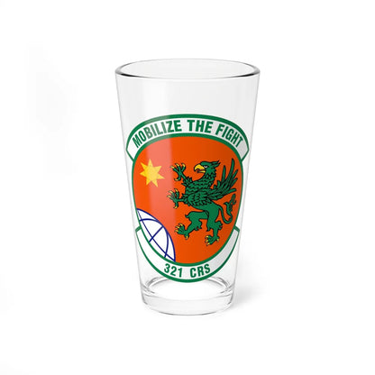 321 Contingency Response Squadron AMC (U.S. Air Force) Pint Glass 16oz-16oz-Go Mug Yourself