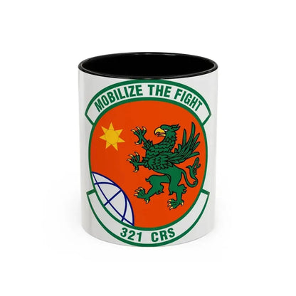321 Contingency Response Squadron AMC (U.S. Air Force) Accent Coffee Mug 11oz Black - Go Mug Yourself