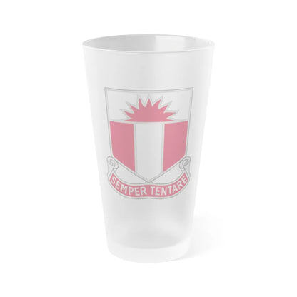 321 Engineer Battalion (U.S. Army) Frosted Pint Glass 16oz-Go Mug Yourself