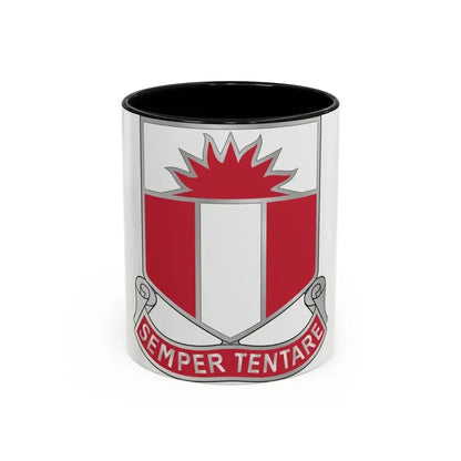 321 Engineer Battalion (U.S. Army) Accent Coffee Mug 11oz Black - Go Mug Yourself