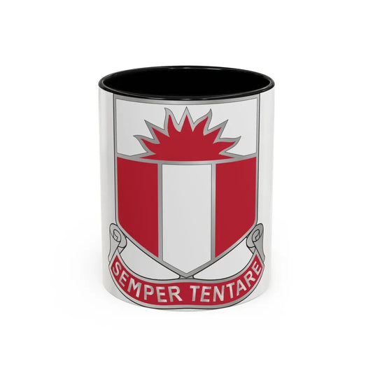 321 Engineer Battalion (U.S. Army) Accent Coffee Mug 11oz Black - Go Mug Yourself