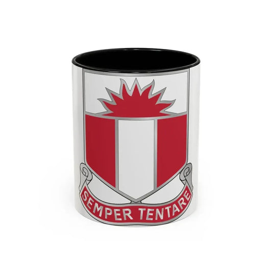321 Engineer Battalion (U.S. Army) Accent Coffee Mug 11oz Black - Go Mug Yourself