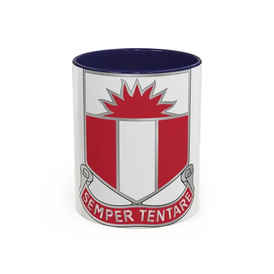 321 Engineer Battalion (U.S. Army) Accent Coffee Mug 11oz Navy - Go Mug Yourself