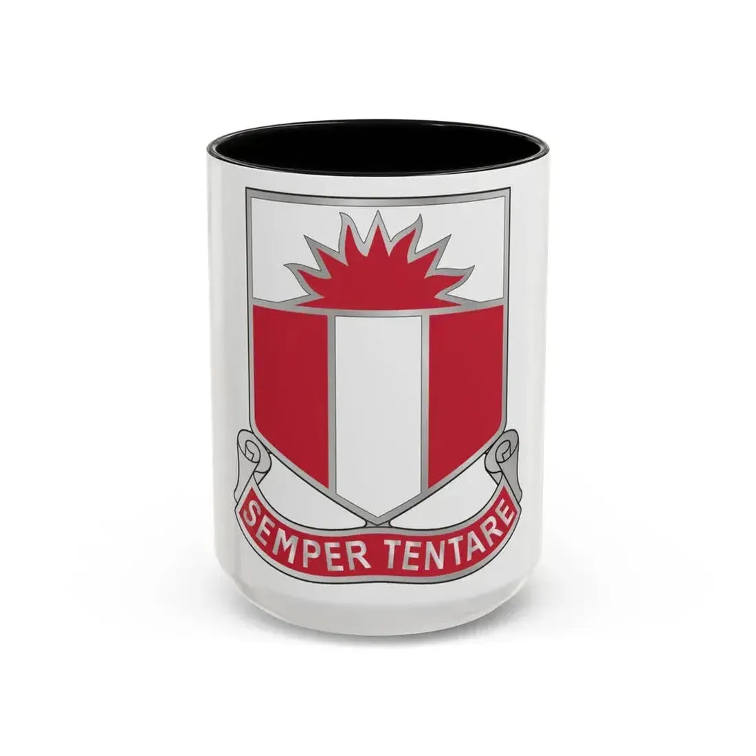 321 Engineer Battalion (U.S. Army) Accent Coffee Mug 15oz Black - Go Mug Yourself