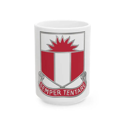321 Engineer Battalion (U.S. Army) White Coffee Mug 15oz - Go Mug Yourself
