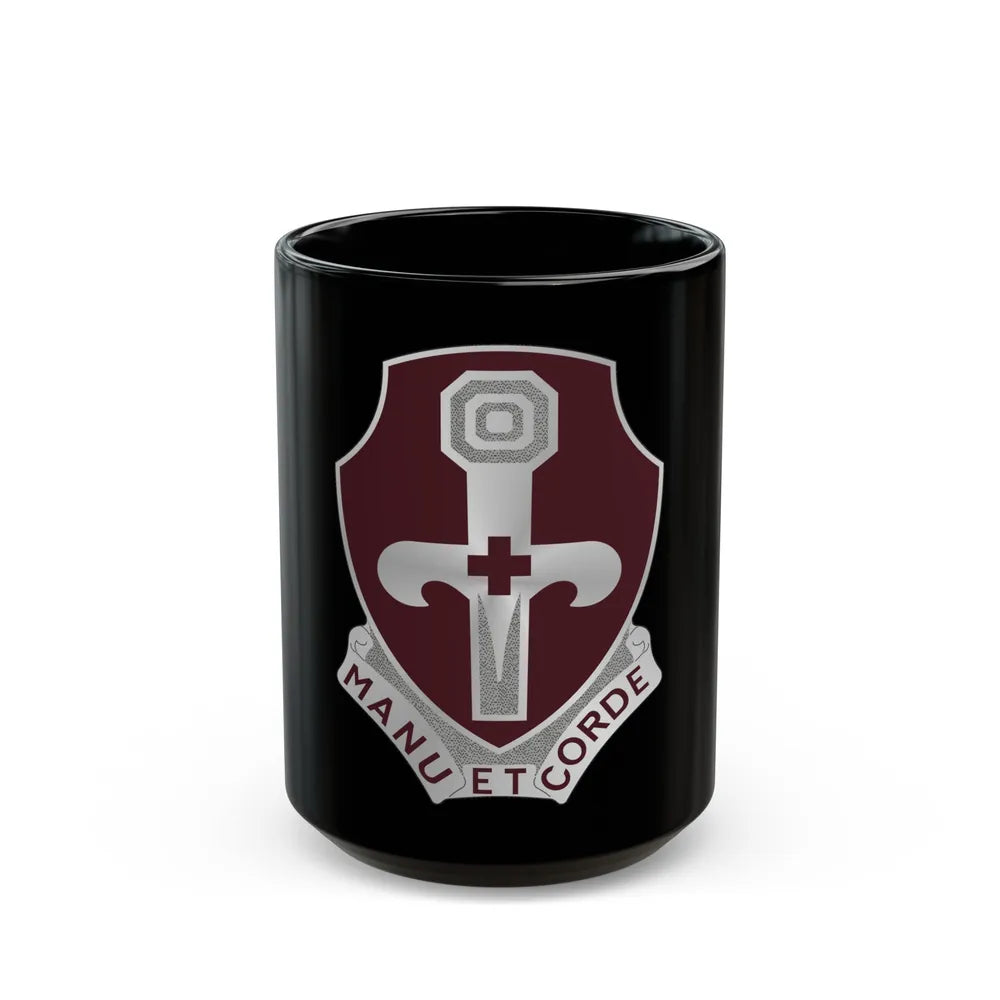 321 Medical Battalion (U.S. Army) Black Coffee Mug-15oz-Go Mug Yourself