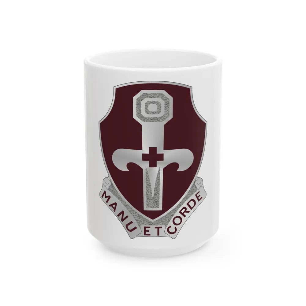 321 Medical Battalion (U.S. Army) White Coffee Mug-15oz-Go Mug Yourself