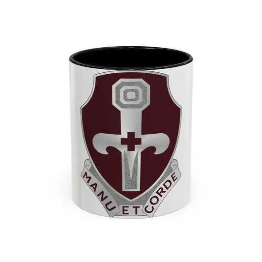 321 Medical Battalion (U.S. Army) Accent Coffee Mug 11oz Black - Go Mug Yourself