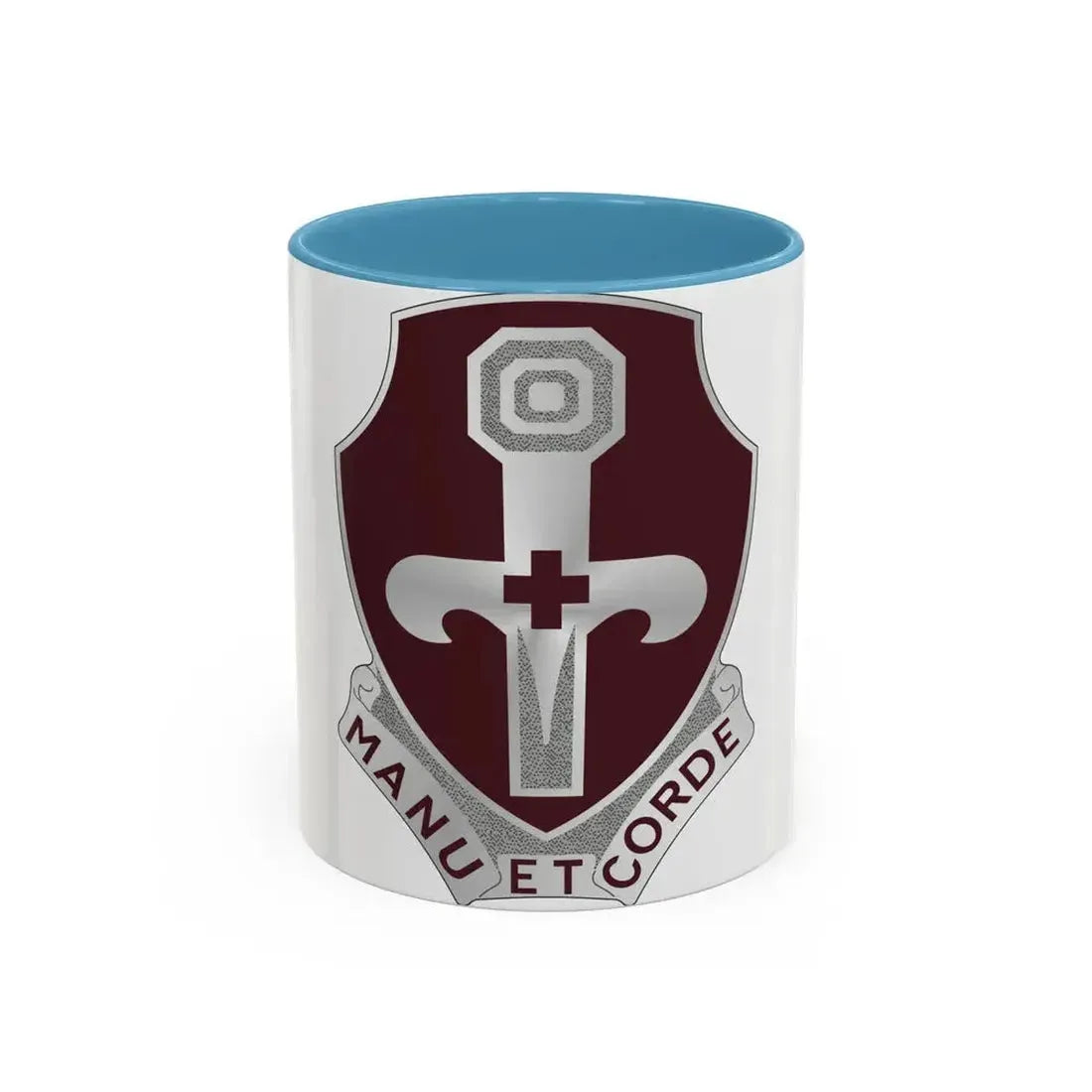 321 Medical Battalion (U.S. Army) Accent Coffee Mug 11oz Light Blue - Go Mug Yourself