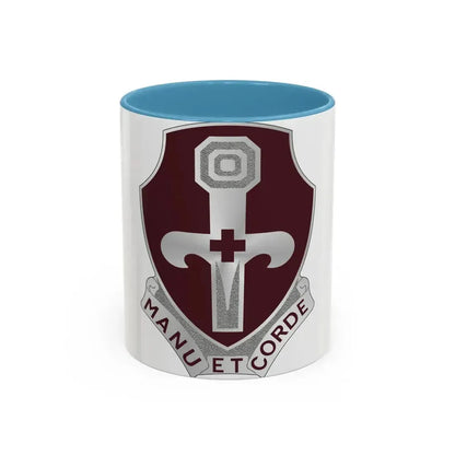 321 Medical Battalion (U.S. Army) Accent Coffee Mug 11oz Light Blue - Go Mug Yourself